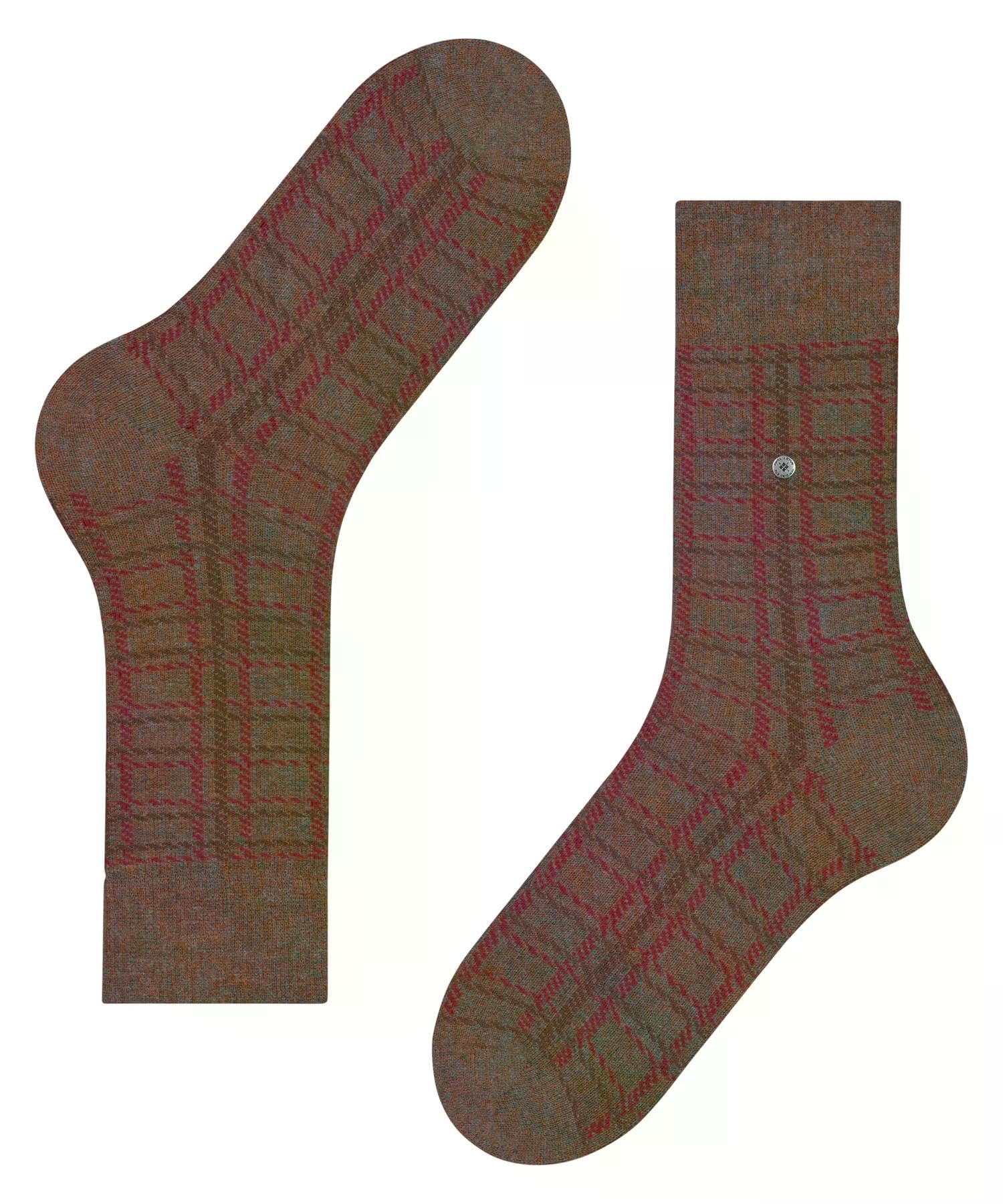 burlington-grid-socken-hazel-melange-5193-1-paar-kaschmir image 6