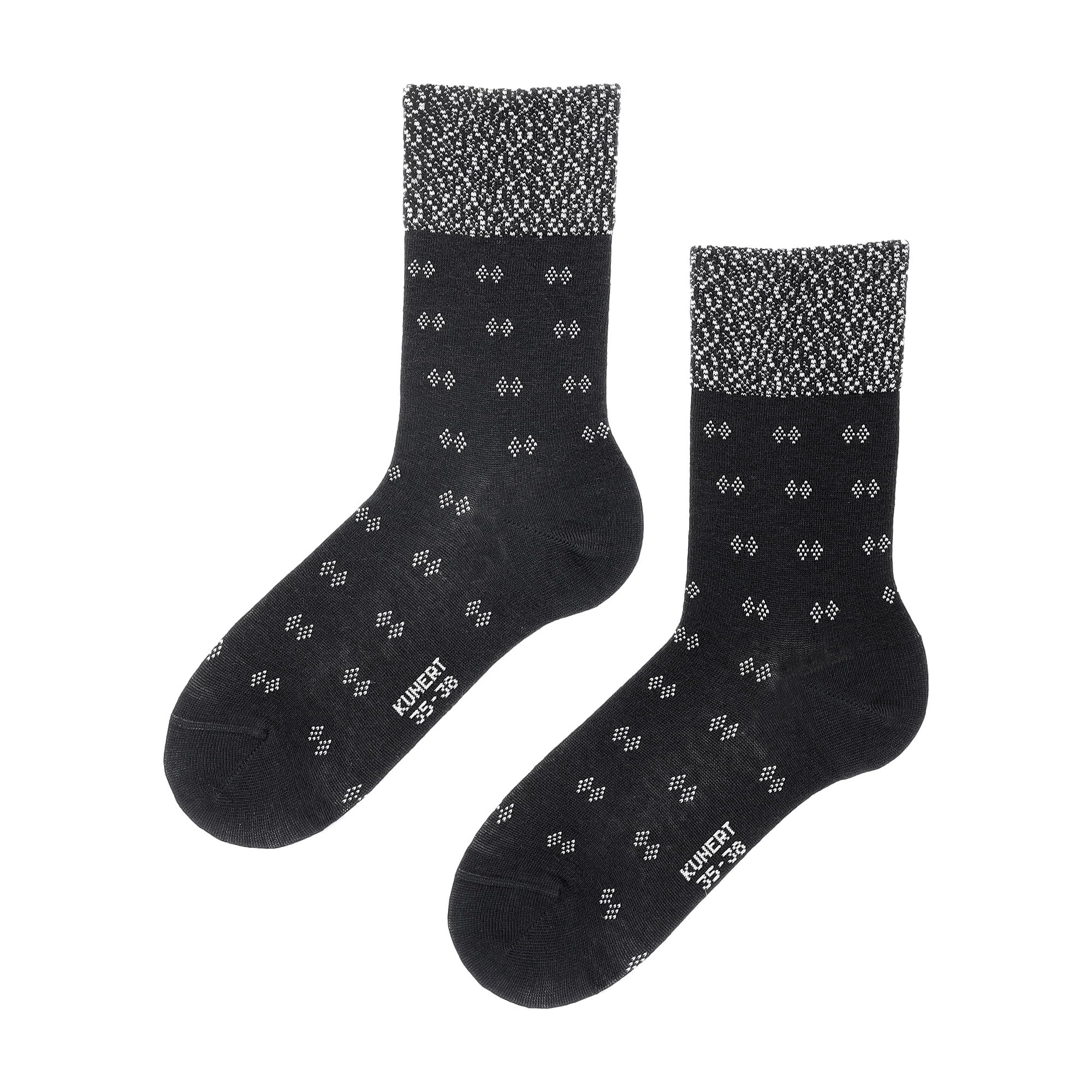 kunert-raffinesse-dots-socken-schwarz-gepunktet-business image 1