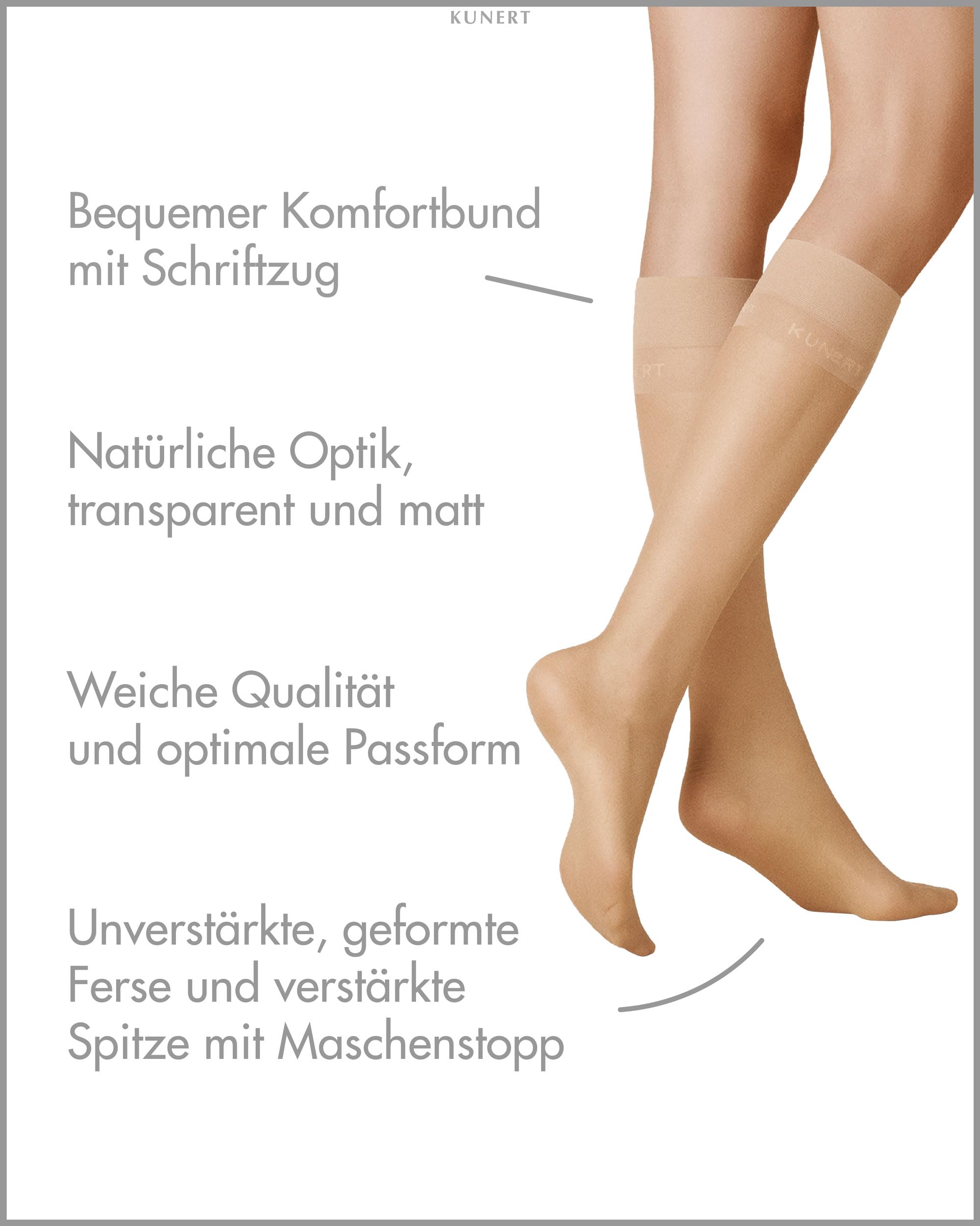 kunert-mystique-20-kniestr-mpfe-transparent-cashmere-20-den image 2
