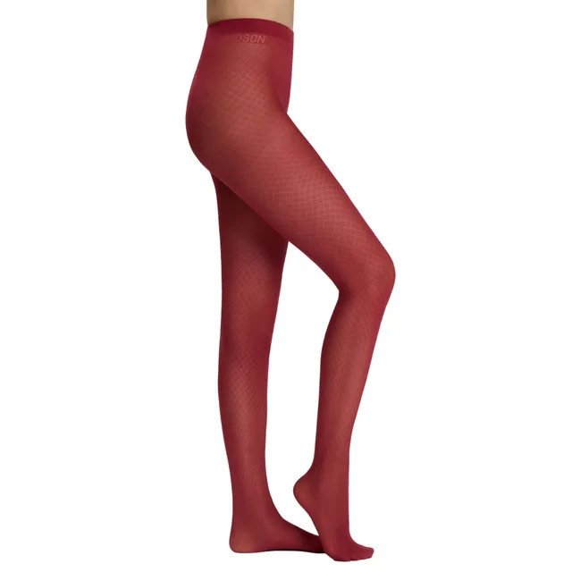 hudson-micro-cozy-diamond-strumpfhose-rumba-red-40den image 1