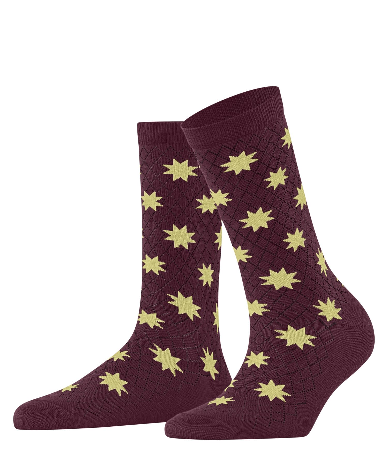 burlington-reindeer-holly-jolly-socken-grau-damen-baumwolle image 7