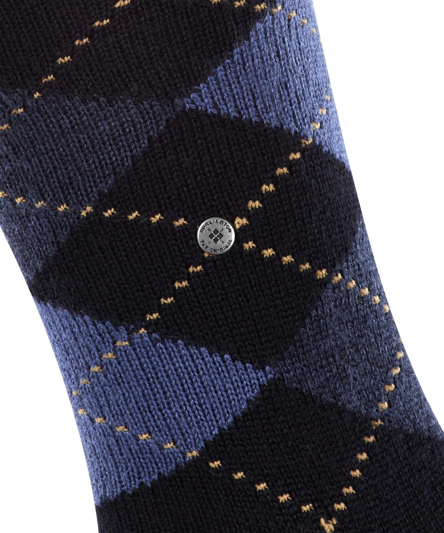 burlington-preston-kniestr-mpfe-dark-navy-1-paar-wolle-karo image 4