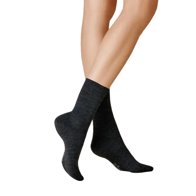 kunert-wool-care-socken-wolle-anthrazitmel-35-38 image 1