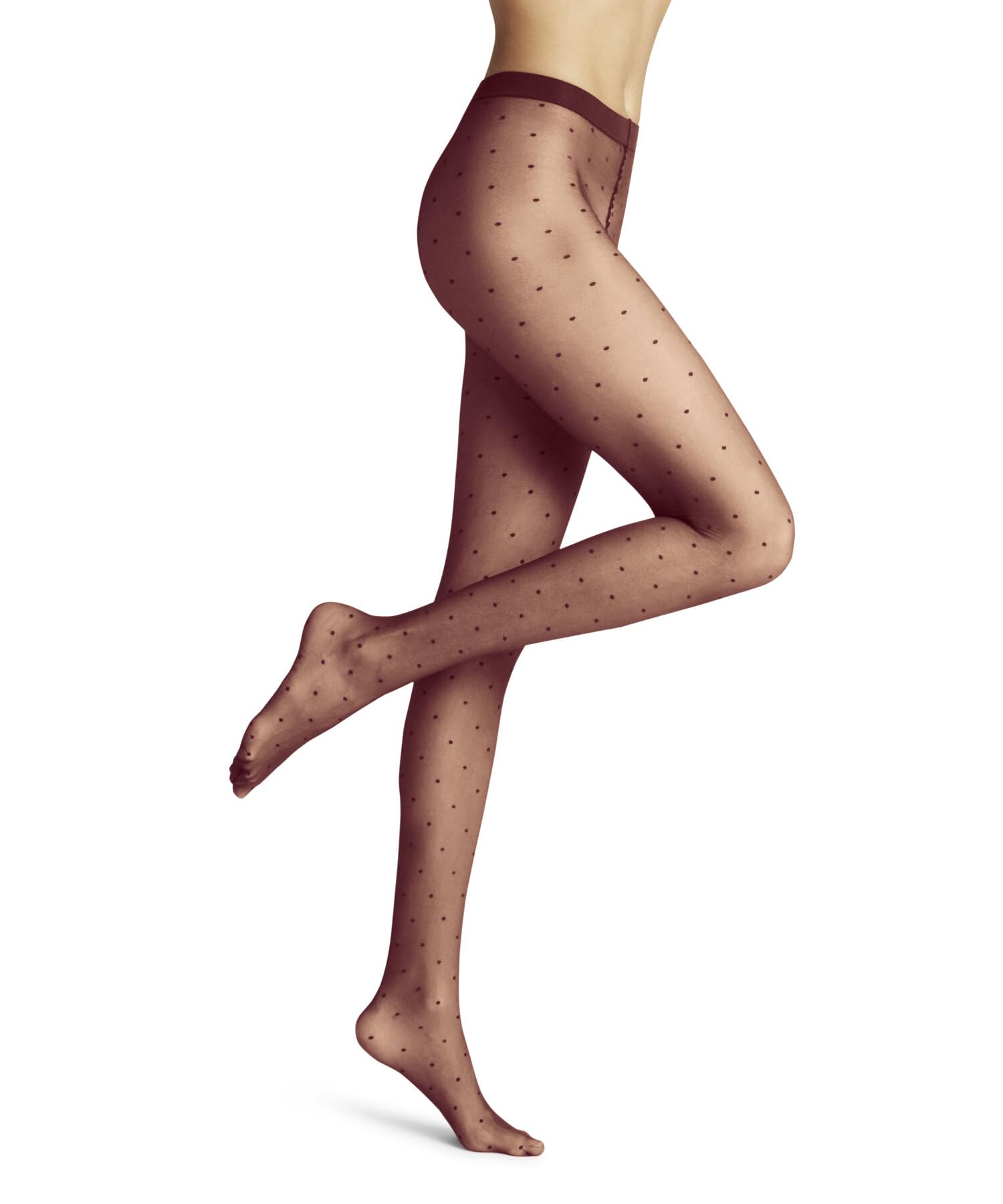 falke-dot-15-den-strumpfhose-schwarz-1-st-ck-transparent-gepunktet image 1