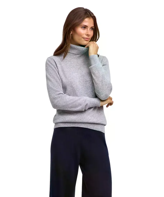 falke-luxury-classic-rollneck-pullover-schwarz-kaschmir image 1